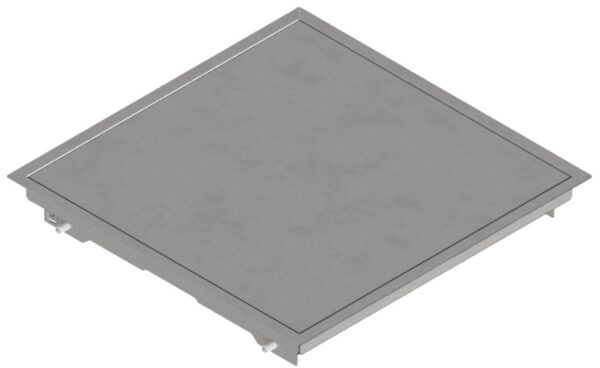 Produktbild DBR 320 000  -  Doppelboden-Auslass DBR 320 inkl. belegtem Blinddeckel aus Chromstahl, geschliffen, mit Rand